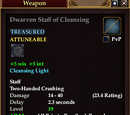 Dwarven Staff of Cleansing