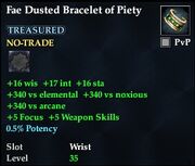 Fae Dusted Bracelet of Piety