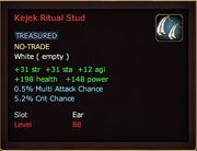 Kejek Ritual Stud