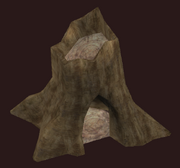 Hollowed Tree Stump (Visible)