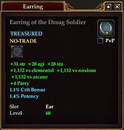 Earring of the Droag Soldier