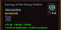 Earring of the Droag Soldier