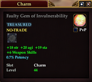 Faulty Gem of Invulnerability