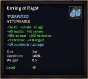 Earring of Flight