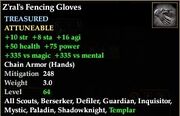 Z'ral's Fencing Gloves