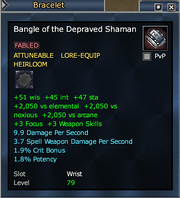 Bangle of the Depraved Shaman
