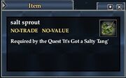 Salt sprout