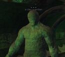 A clay guardian