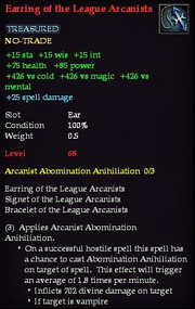 Earring of the League Arcanists