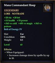 Mana Commandant Hoop