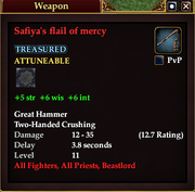 Safiya's flail of mercy