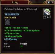 Zekian Emblem of Distrust