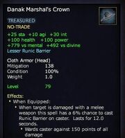 Danak marshal's crown