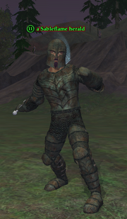 A Sableflame herald