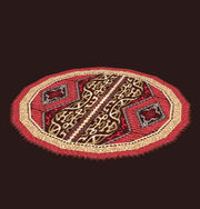 Large Circular High Keep Rug Placed