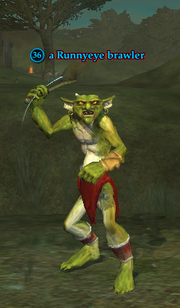 A Runnyeye brawler (Enchanted Lands)