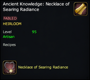 Ancient Knowledge Necklace of Searing Radiance