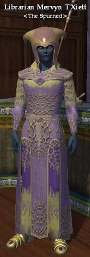 Librarian Mervyn T'Xiett