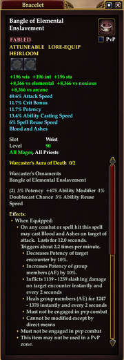 Bangle of Elemental Enslavement