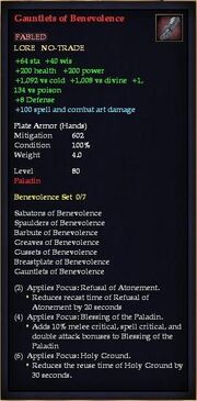 Gauntlets of Benevolence
