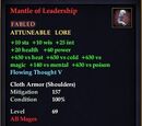 Mantle of Leadership