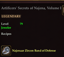 Artificers' Secrets of Najena, Volume I