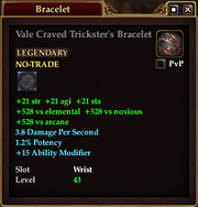 Vale Carved Trickster's Bracelet