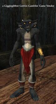 A Gigglegibber Goblin Gamblin' Game Vendor (Thundering Steppes)