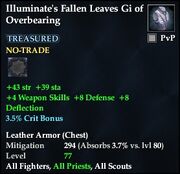 Illuminate's Fallen Leaves Gi of Overbearing