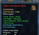 Leather Abecedarian Boots
