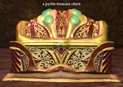 A pyrite treaure chest