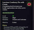 Luscious Cranberry Pie with Cream