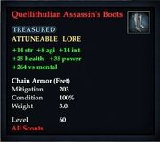 Quellithulian Assassin's Boots