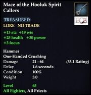 Mace of the Hooluk Spirit Callers