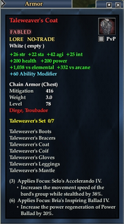 Taleweaver's Coat
