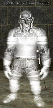The ghost of Garanel Rucksif