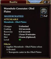 Wormhole Generator - Obol Plains