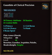 Gauntlets of Clerical Precision