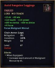 Acrid Sanguine Leggings