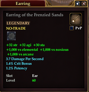 Earring of the Frenzied Sands