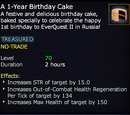 A 1-Year Birthday Cake