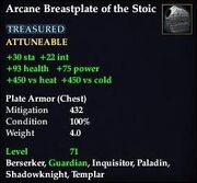Arcane Breastplate of the Stoic