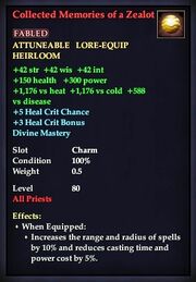 Collected Memories of a Zealot