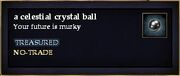 A celestial crystal ball