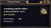 A searing sands cobra