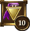 Achievement Icon ribbon purple gold triangle 10.png