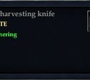 Basic harvesting knife