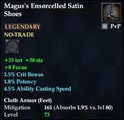 Magus's Ensorcelled Satin Shoes