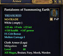 Pantaloons of Summoning Earth