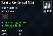 Facet of Condensed Mist
